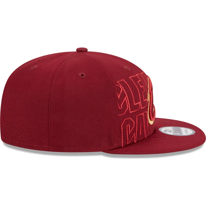 mutsid-lame-punane-snapback-9fifty-draft-edition-2023-cleveland-cavaliers-nba-new-era
