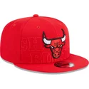 mutsid-lame-punane-snapback-9fifty-draft-edition-2023-chicago-bulls-nba-new-era