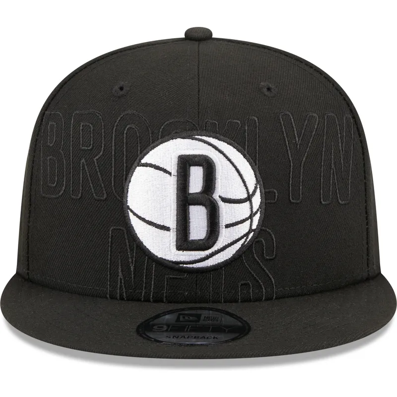 cap-lame-black-snapback-9fifty-draft-edition-2023-brooklyn-nets-nba-new-era