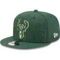 mutsid-lame-roheline-snapback-9fifty-draft-edition-2023-milwaukee-bucks-nba-new-era
