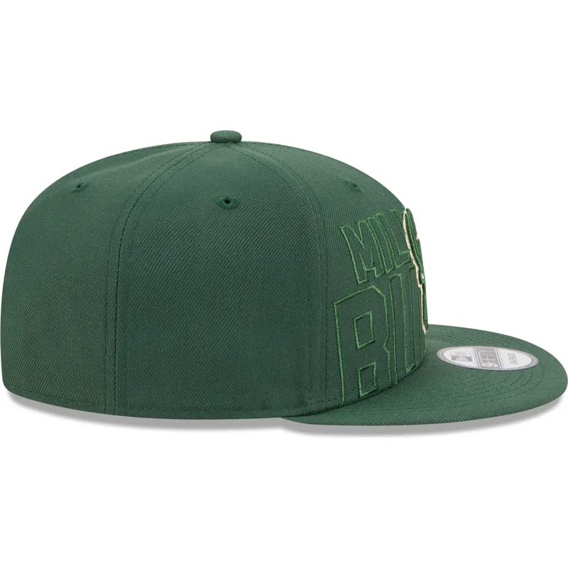 mutsid-lame-roheline-snapback-9fifty-draft-edition-2023-milwaukee-bucks-nba-new-era