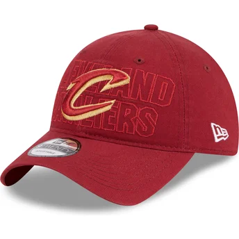 Mütsid kumer punane reguleeritav 9TWENTY Draft Edition 2023 Cleveland Cavaliers NBA New Era