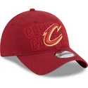 cap-kumer-red-adjustable-strap-9twenty-draft-edition-2023-cleveland-cavaliers-nba-new-era