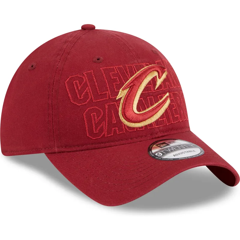mutsid-kumer-punane-reguleeritav-9twenty-draft-edition-2023-cleveland-cavaliers-nba-new-era