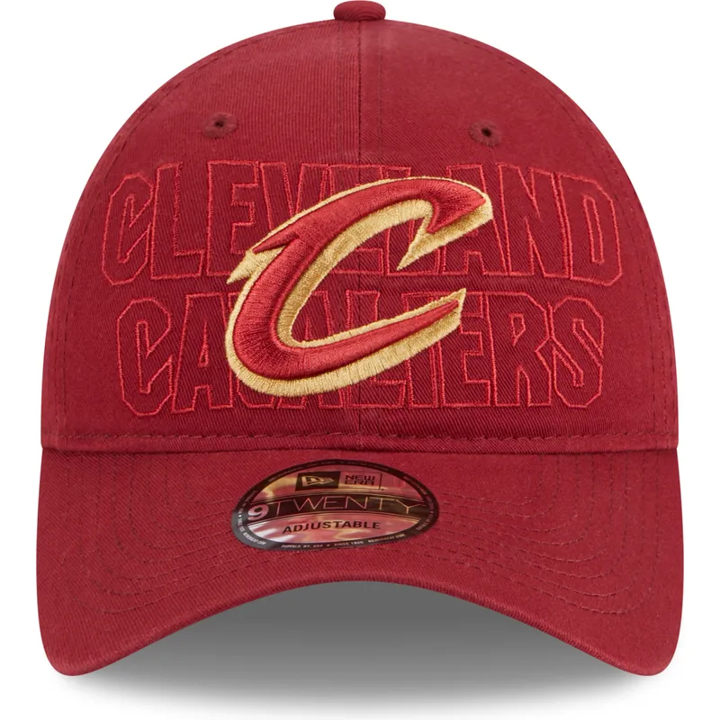 cap-kumer-red-adjustable-strap-9twenty-draft-edition-2023-cleveland-cavaliers-nba-new-era