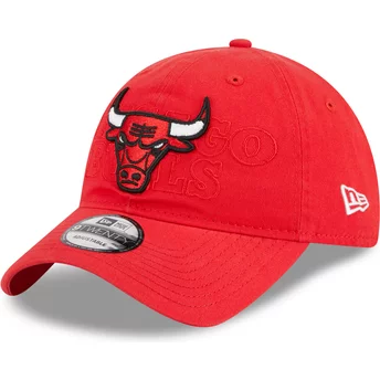 New Era Curved Brim 9TWENTY Draft Edition 2023 Chicago Bulls NBA Red Adjustable Cap