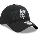 cap-kumer-black-adjustable-strap-9twenty-draft-edition-2023-san-antonio-spurs-nba-new-era