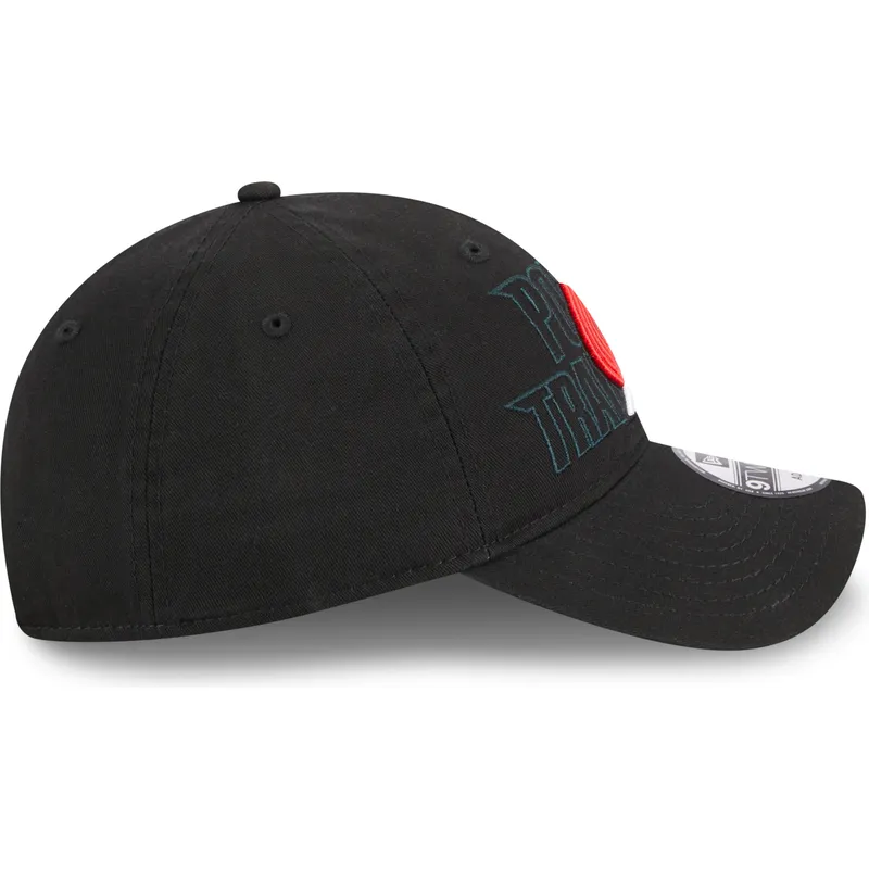 cap-kumer-black-adjustable-strap-9twenty-draft-edition-2023-portland-trail-blazers-nba-new-era