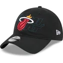 cap-kumer-black-adjustable-strap-9twenty-draft-edition-2023-miami-heat-nba-new-era