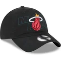 cap-kumer-black-adjustable-strap-9twenty-draft-edition-2023-miami-heat-nba-new-era