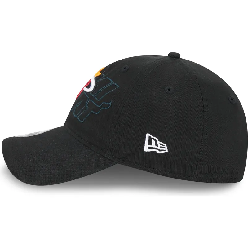cap-kumer-black-adjustable-strap-9twenty-draft-edition-2023-miami-heat-nba-new-era