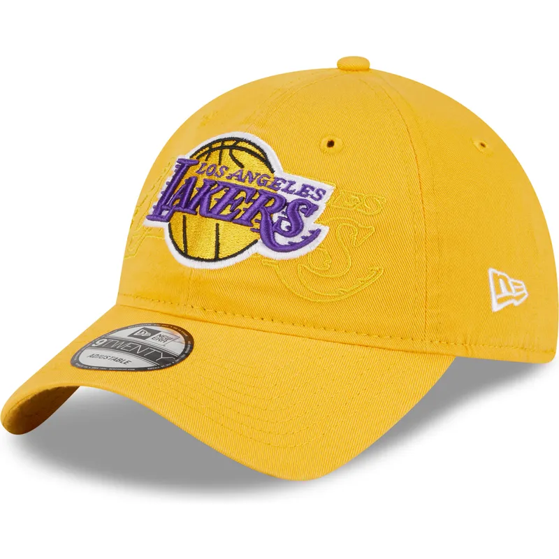 mutsid-kumer-kollane-reguleeritav-9twenty-draft-edition-2023-los-angeles-lakers-nba-new-era