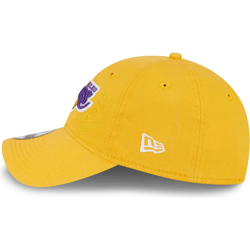 mutsid-kumer-kollane-reguleeritav-9twenty-draft-edition-2023-los-angeles-lakers-nba-new-era