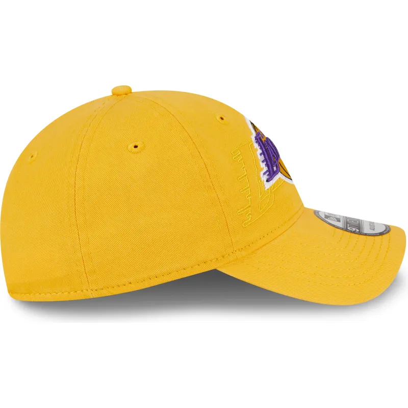 mutsid-kumer-kollane-reguleeritav-9twenty-draft-edition-2023-los-angeles-lakers-nba-new-era