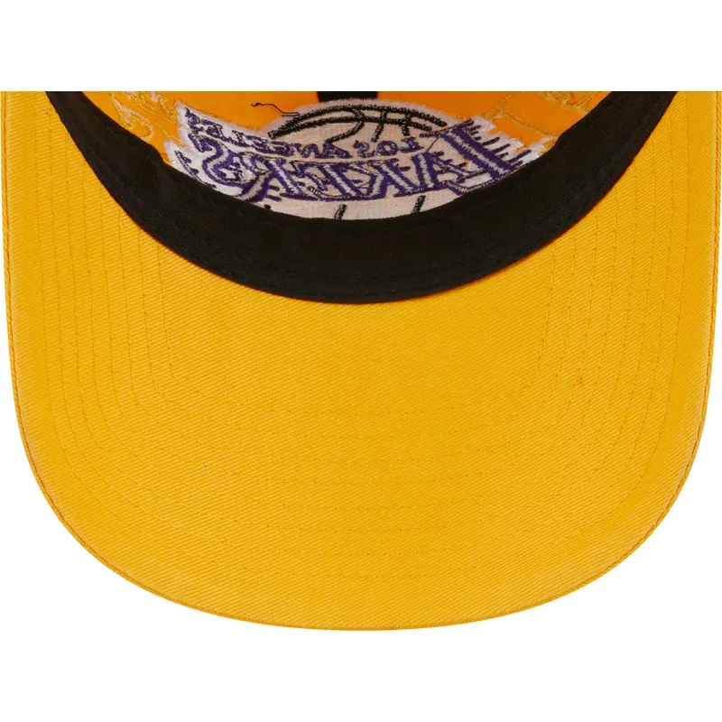 mutsid-kumer-kollane-reguleeritav-9twenty-draft-edition-2023-los-angeles-lakers-nba-new-era