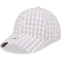 mutsid-kumer-violetne-reguleeritav-9twenty-gingham-new-york-yankees-mlb-new-era
