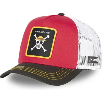Cap kumer red snapback Straw Hat Pirates One Piece Capslab