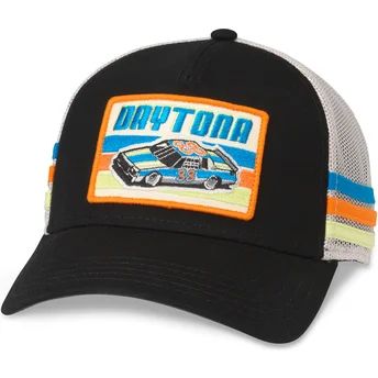 Mütsid kumer veok must snapback Daytona International Speedway Tri Color American Needle