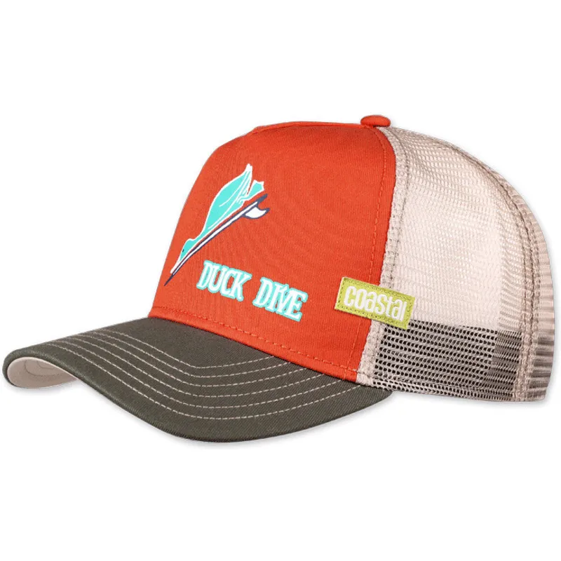 mutsid-kumer-oranz-snapback-duck-dive-hft-coastal