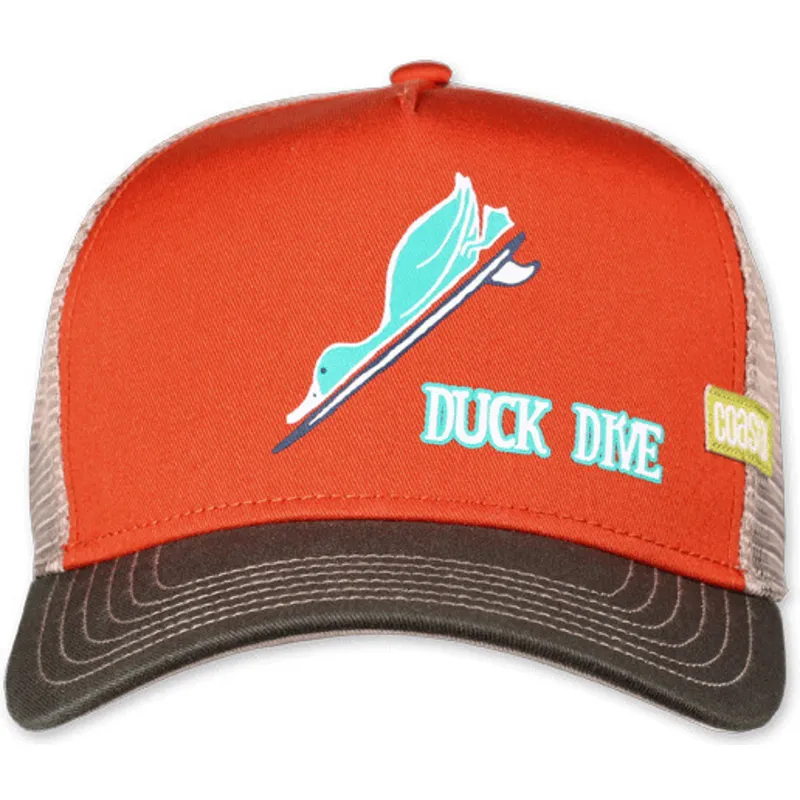 mutsid-kumer-oranz-snapback-duck-dive-hft-coastal