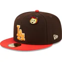 mutsid-lame-pruun-liibuv-59fifty-the-elements-fire-pin-los-angeles-dodgers-mlb-new-era