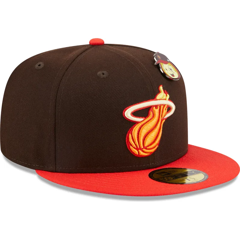 cap-lame-brown-ajustada-59fifty-the-elements-fire-pin-miami-heat-nba-new-era