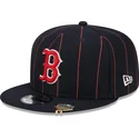 mutsid-lame-meresinine-snapback-9fifty-pinstripe-visor-clip-boston-red-sox-mlb-new-era