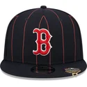 mutsid-lame-meresinine-snapback-9fifty-pinstripe-visor-clip-boston-red-sox-mlb-new-era