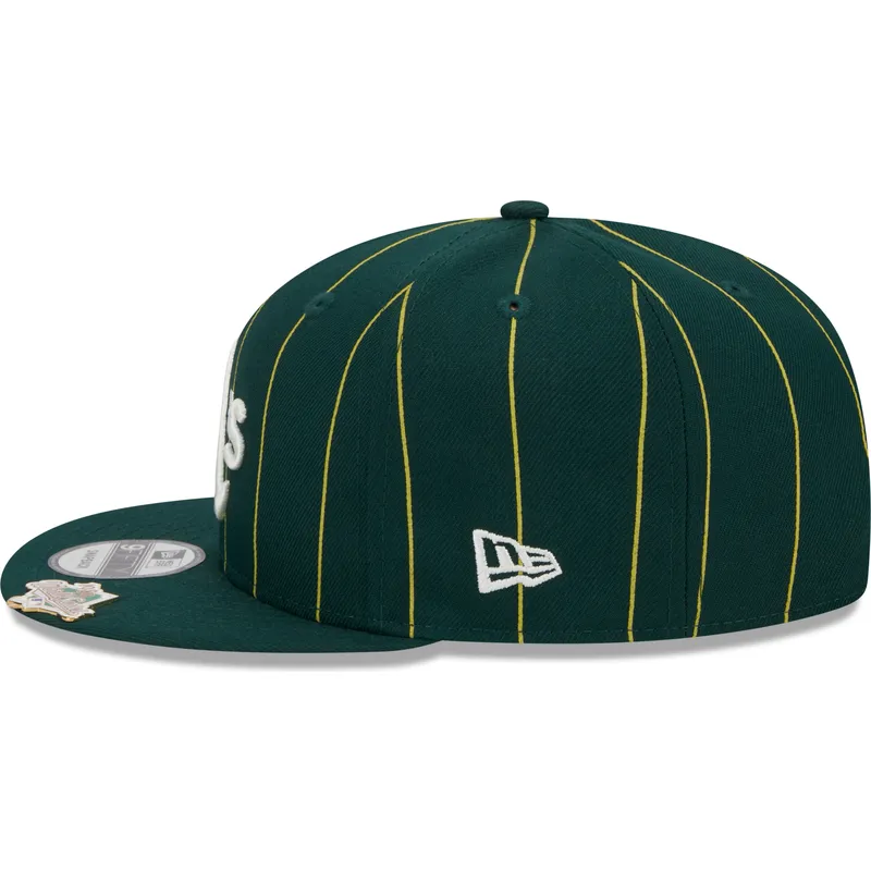 cap-lame-green-snapback-9fifty-pinstripe-visor-clip-oakland-athletics-mlb-new-era
