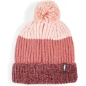 puma-women-red-and-pink-beanie-with-pompom