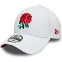 new-era-curved-brim-9forty-core-england-rugby-rfu-white-adjustable-cap