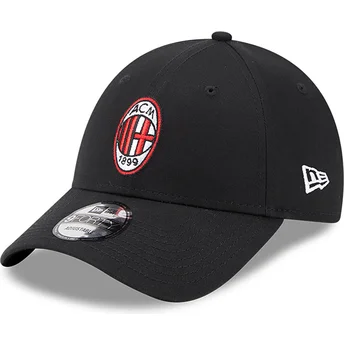 Cap kumer black adjustable strap 9FORTY Core AC Milan Serie A New Era