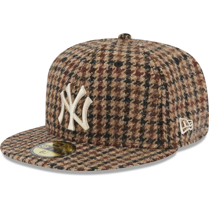 mutsid-lame-pruun-liibuv-59fifty-harris-tweed-new-york-yankees-mlb-new-era