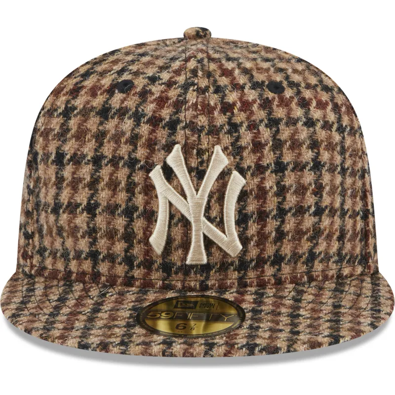 mutsid-lame-pruun-liibuv-59fifty-harris-tweed-new-york-yankees-mlb-new-era