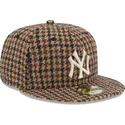 mutsid-lame-pruun-liibuv-59fifty-harris-tweed-new-york-yankees-mlb-new-era