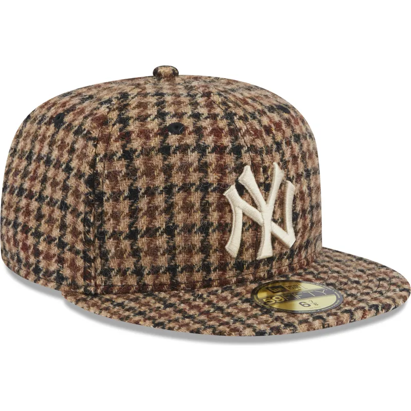 mutsid-lame-pruun-liibuv-59fifty-harris-tweed-new-york-yankees-mlb-new-era