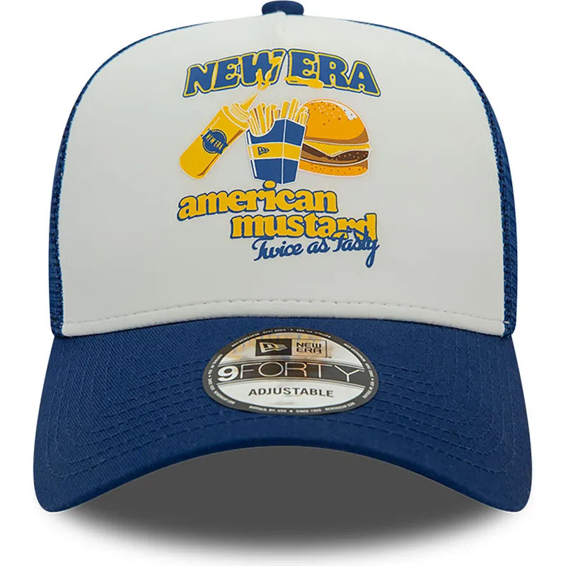 mutsid-kumer-sinine-snapback-mustard-a-frame-food-new-era