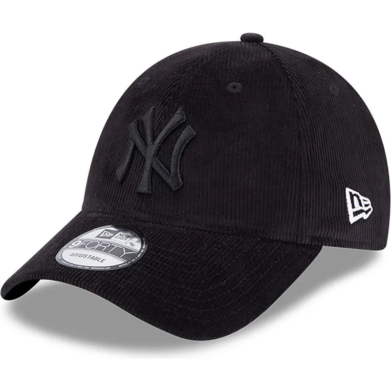 mutsid-kumer-must-reguleeritav-9forty-cord-new-york-yankees-mlb-new-era