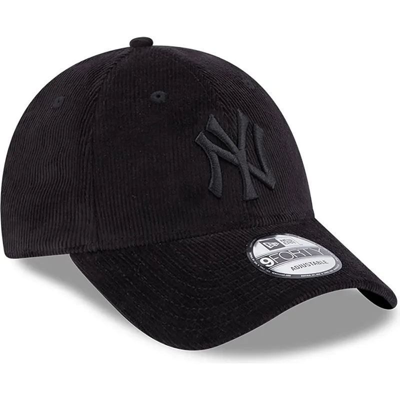 mutsid-kumer-must-reguleeritav-9forty-cord-new-york-yankees-mlb-new-era