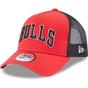 mutsid-kumer-punane-snapback-a-frame-team-script-chicago-bulls-nba-new-era