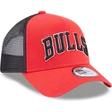 mutsid-kumer-punane-snapback-a-frame-team-script-chicago-bulls-nba-new-era
