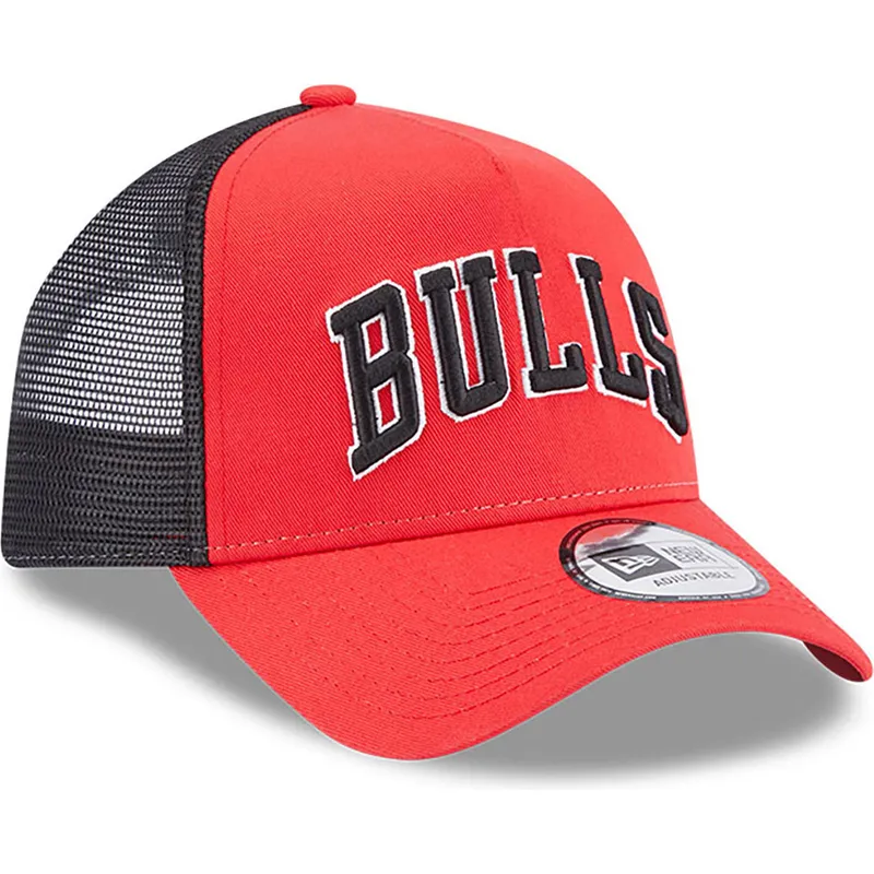 mutsid-kumer-punane-snapback-a-frame-team-script-chicago-bulls-nba-new-era