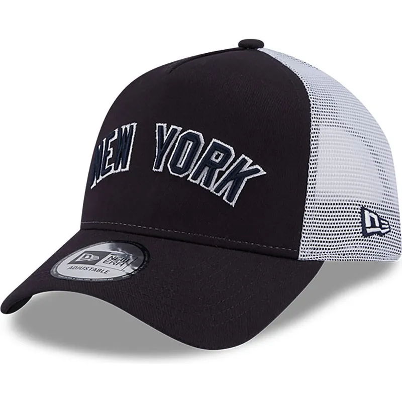 mutsid-kumer-meresinine-snapback-a-frame-team-script-new-york-yankees-mlb-new-era