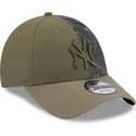 mutsid-kumer-roheline-reguleeritav-9forty-multi-texture-new-york-yankees-mlb-new-era