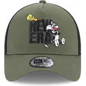 mutsid-kumer-roheline-snapback-a-frame-piolin-y-silvestre-looney-tunes-new-era