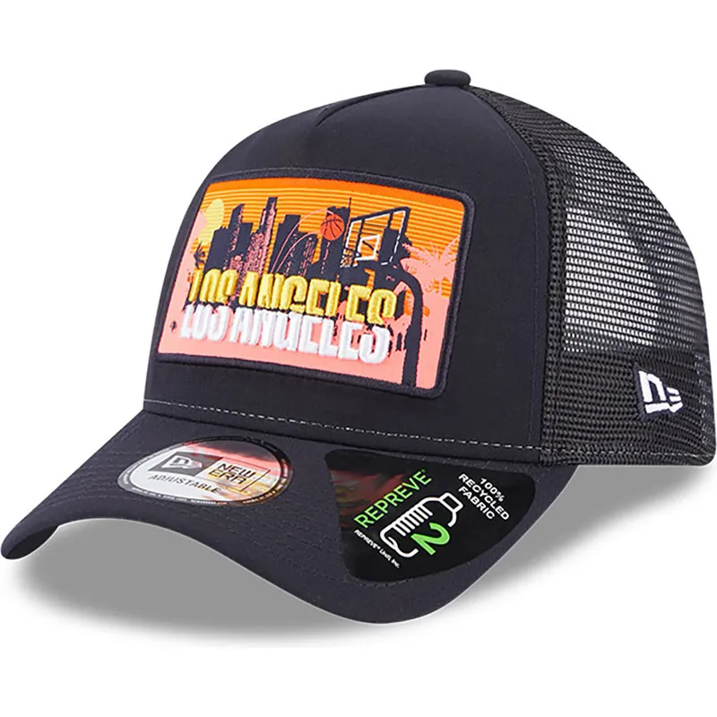 mutsid-kumer-meresinine-snapback-a-frame-repreve-license-plate-los-angeles-new-era