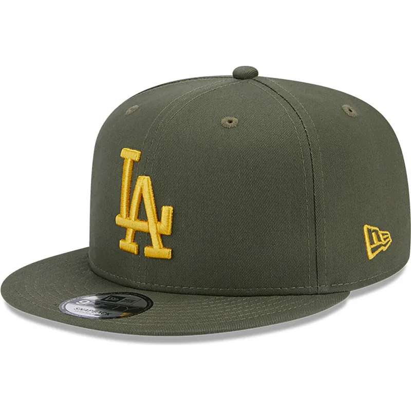 mutsid-lame-roheline-snapback-9fifty-side-patch-los-angeles-dodgers-mlb-new-era