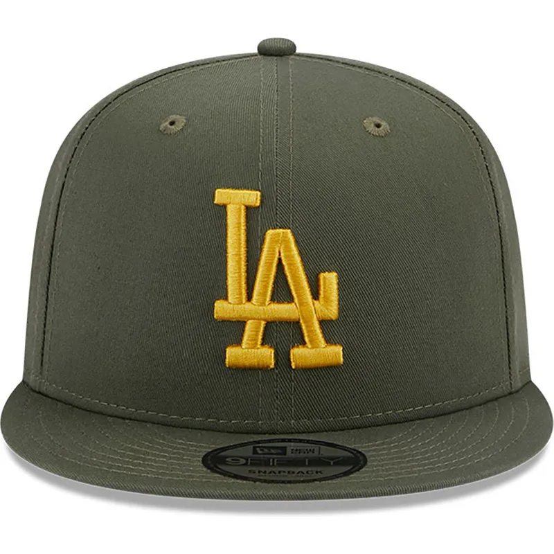mutsid-lame-roheline-snapback-9fifty-side-patch-los-angeles-dodgers-mlb-new-era