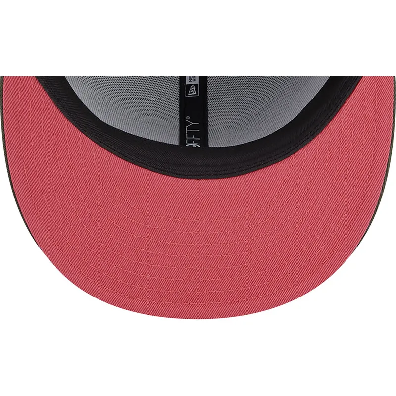 mutsid-lame-roheline-snapback-9fifty-side-patch-los-angeles-dodgers-mlb-new-era