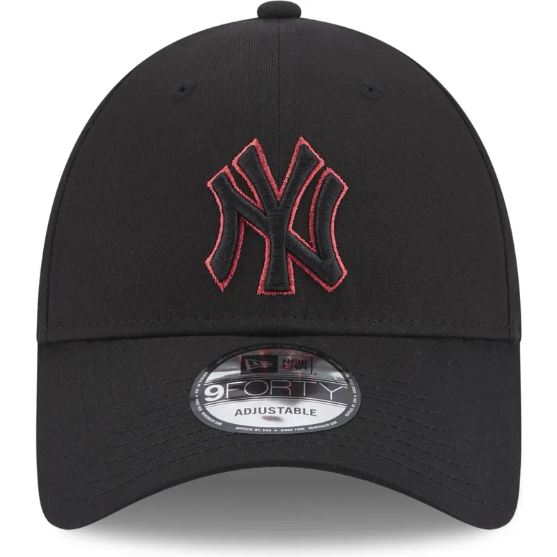 mutsid-kumer-must-reguleeritav-9forty-team-outline-new-york-yankees-mlb-new-era